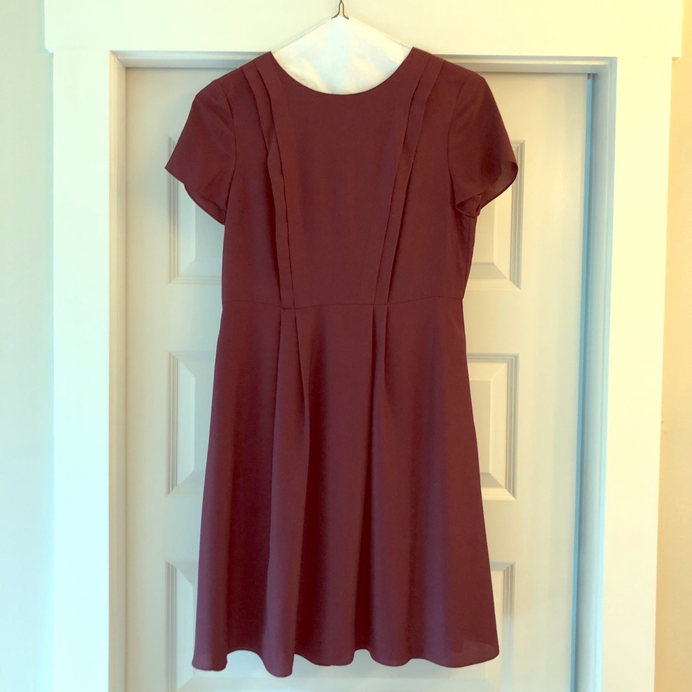 Brooks Brothers Burgundy Dress